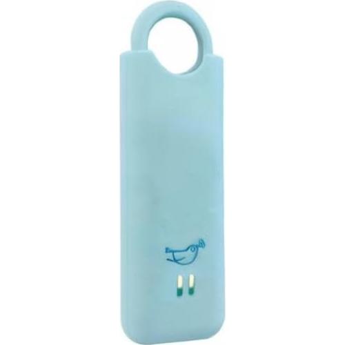 Alarma Personal de Seguridad Birdie Aqua - Luz y Sirena 130 dB