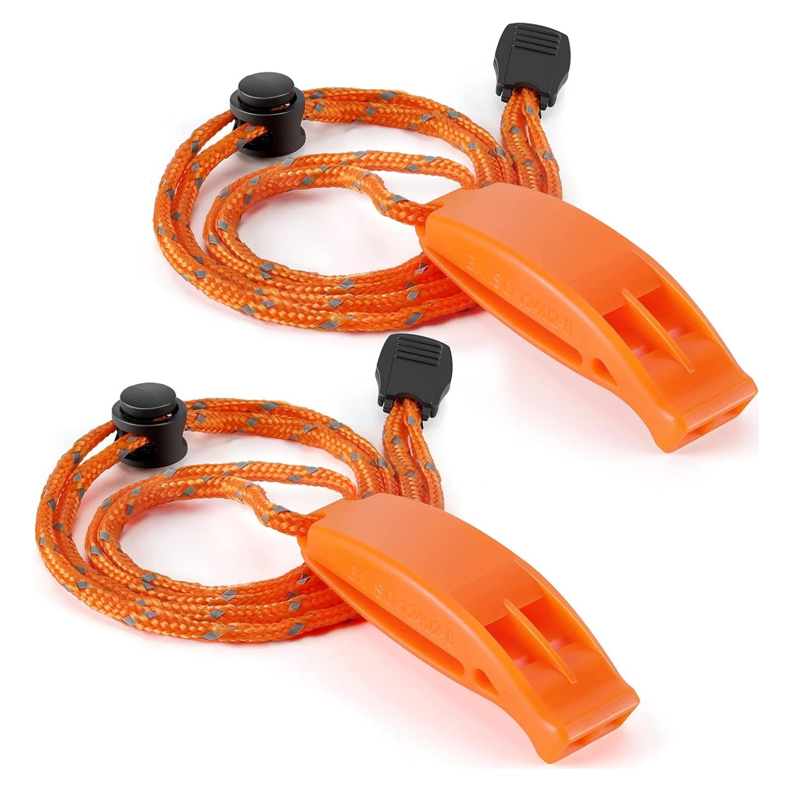 Silbato de Emergencia Hipat Naranja Flotante 120 dB