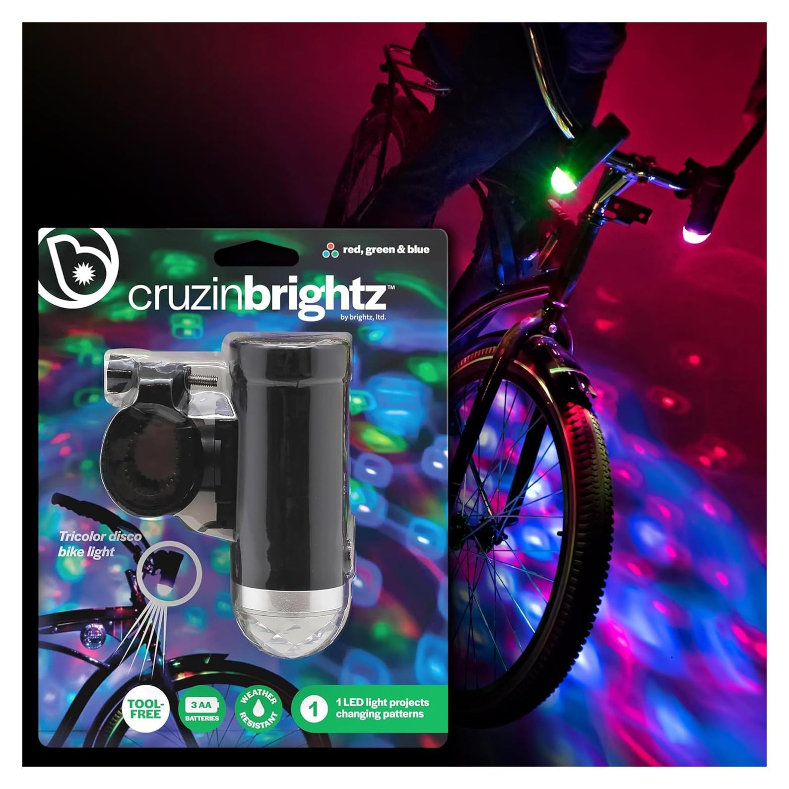 Luz LED Disco para Bicicleta Brightz CruzinBrightz - Tricolor