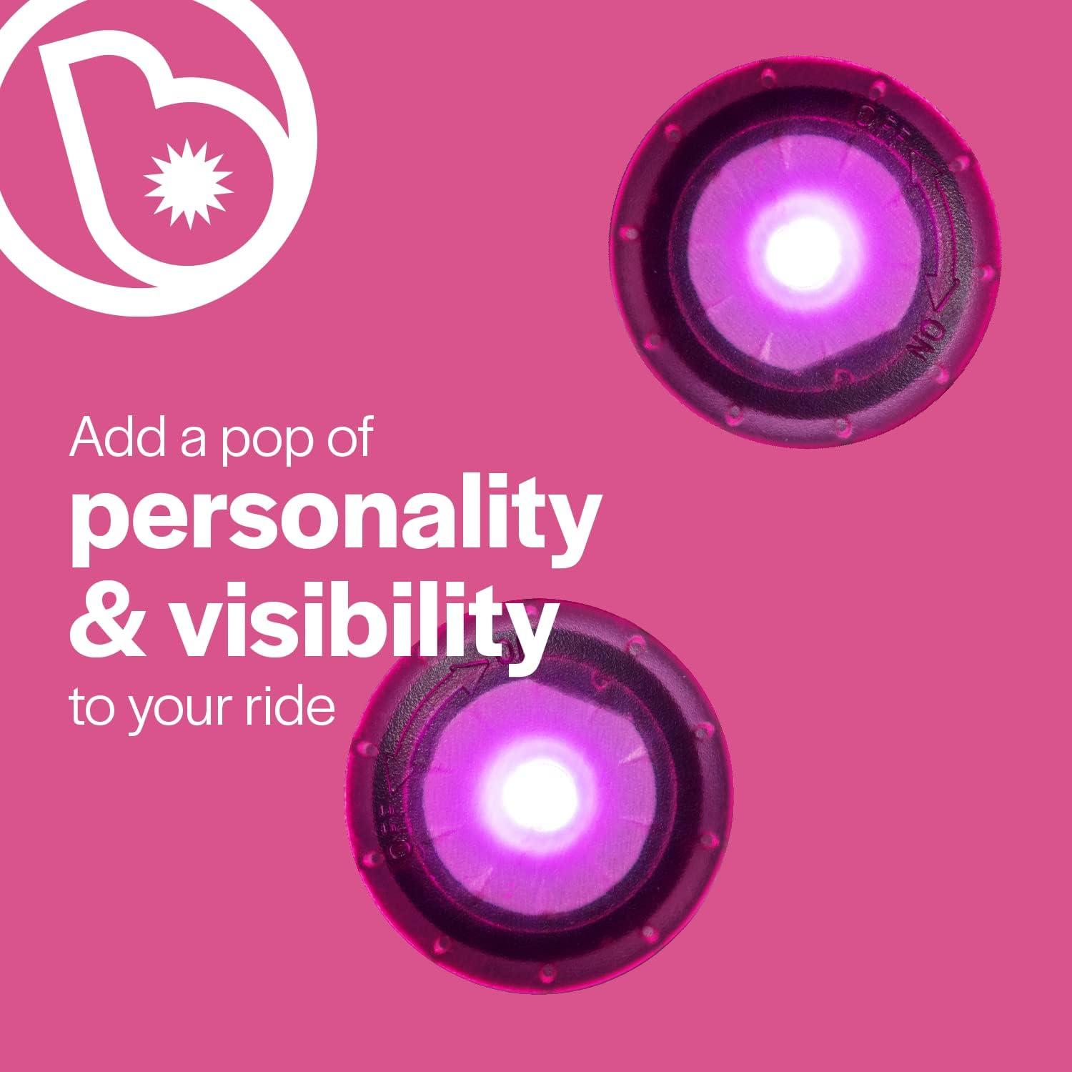 Luces LED para Radios de Bicicleta Brightz Orbit Rosa