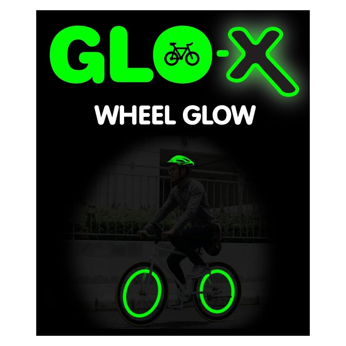 Luces Brillantes GLO-X para Ruedas de Bicicleta - Recargables