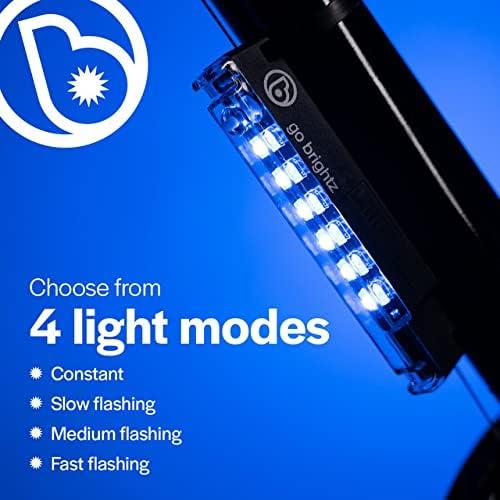 Luz LED para Marco de Bicicleta Brightz GoBrightz - Azul - 4 Modos