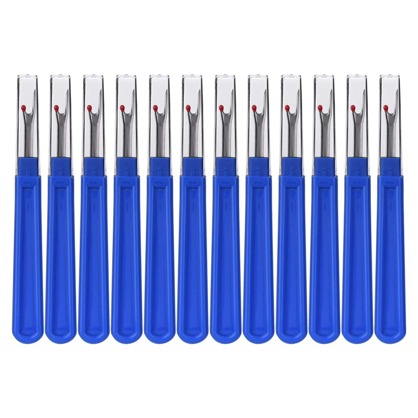 Rasgadores de Costura ESHATO 12 Piezas Azul con Tapa