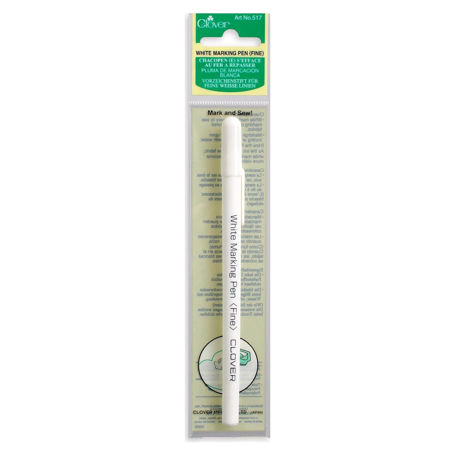 Bolígrafo Marcador Blanco Clover CL517A Punta Fina