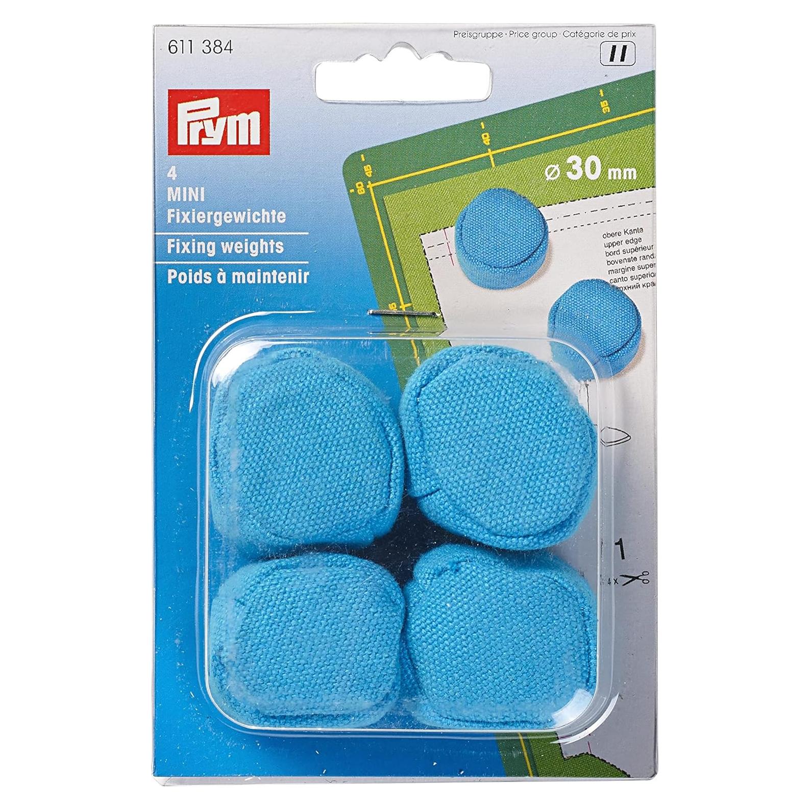 Prym Pattern Weights, 4pc, Blue 9.3 x 5.7 x 0.7 cm