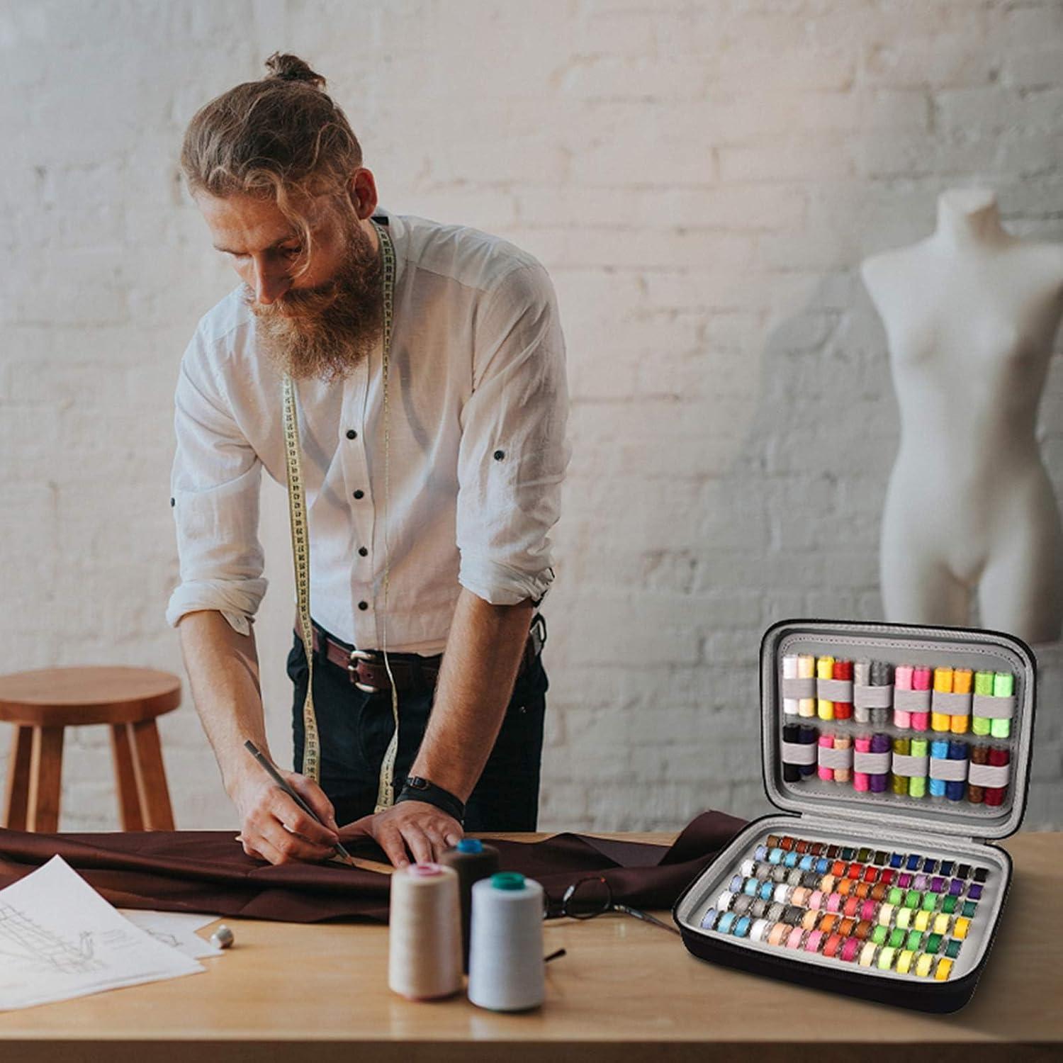 Organizador de Hilos y Bobinas GWCASE - Capacidad 84 Bobinas