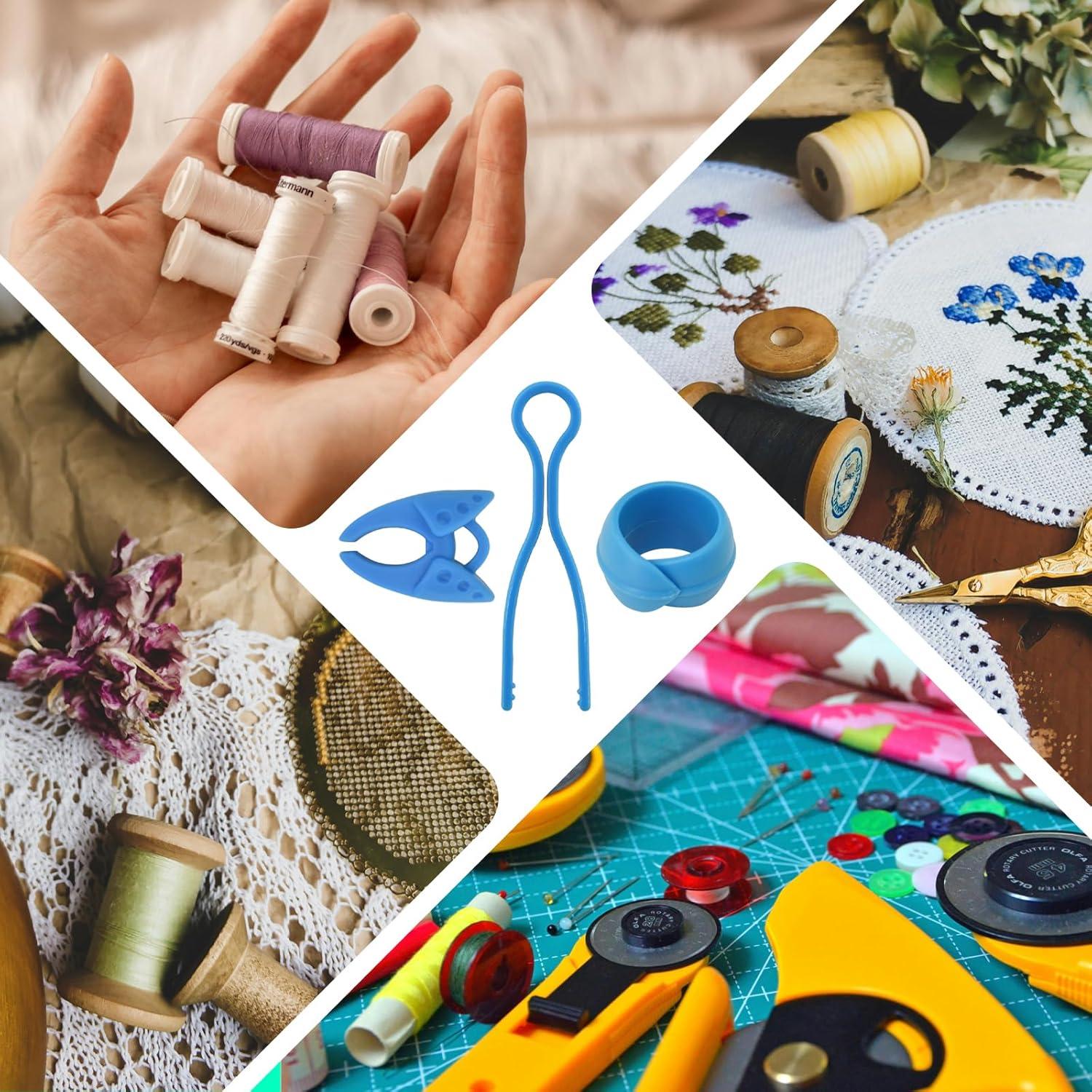 40 Sujetadores de Hilo de Bobina BDS-HOME - Silicona y Plástico