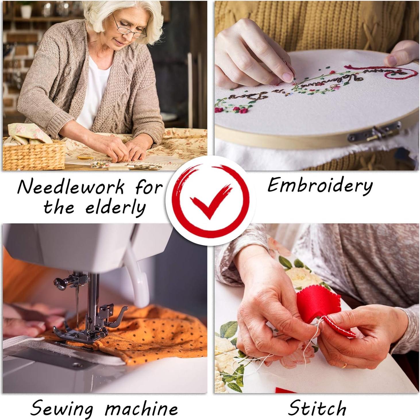 Enhebrador de Agujas TOOVREN para Coser a Mano - 12 Piezas