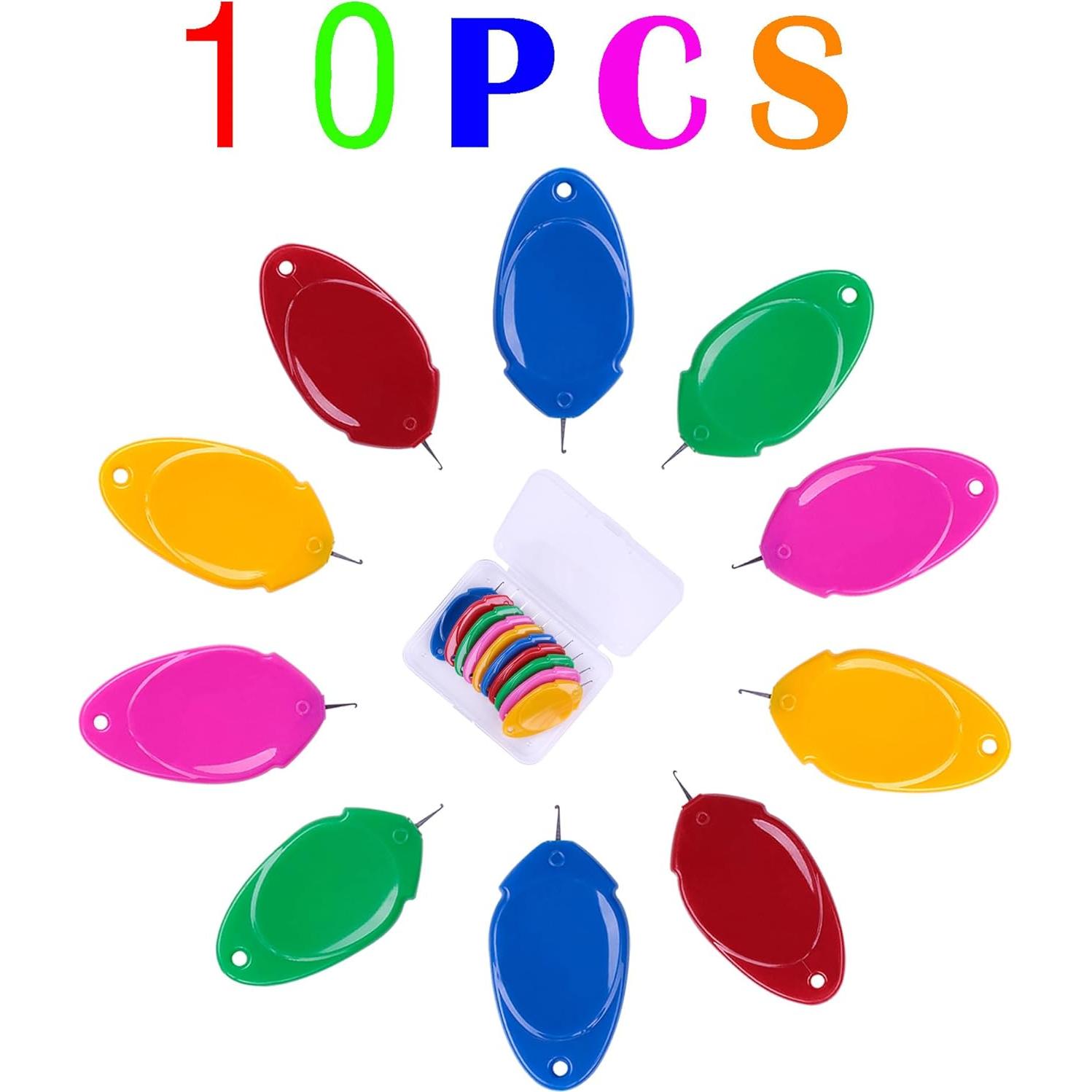 Enhebrador de Agujas Meegy - 6 Piezas Coloridas con Caja