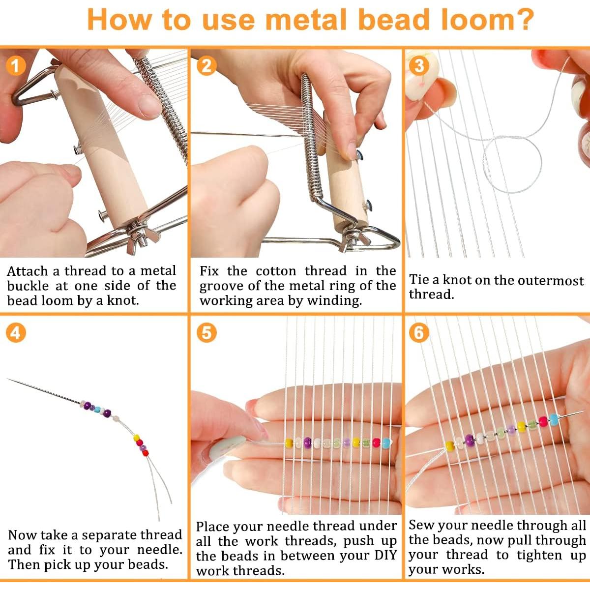 Kit de Telar de Perlas Hobbyworker con Perlas y Accesorios