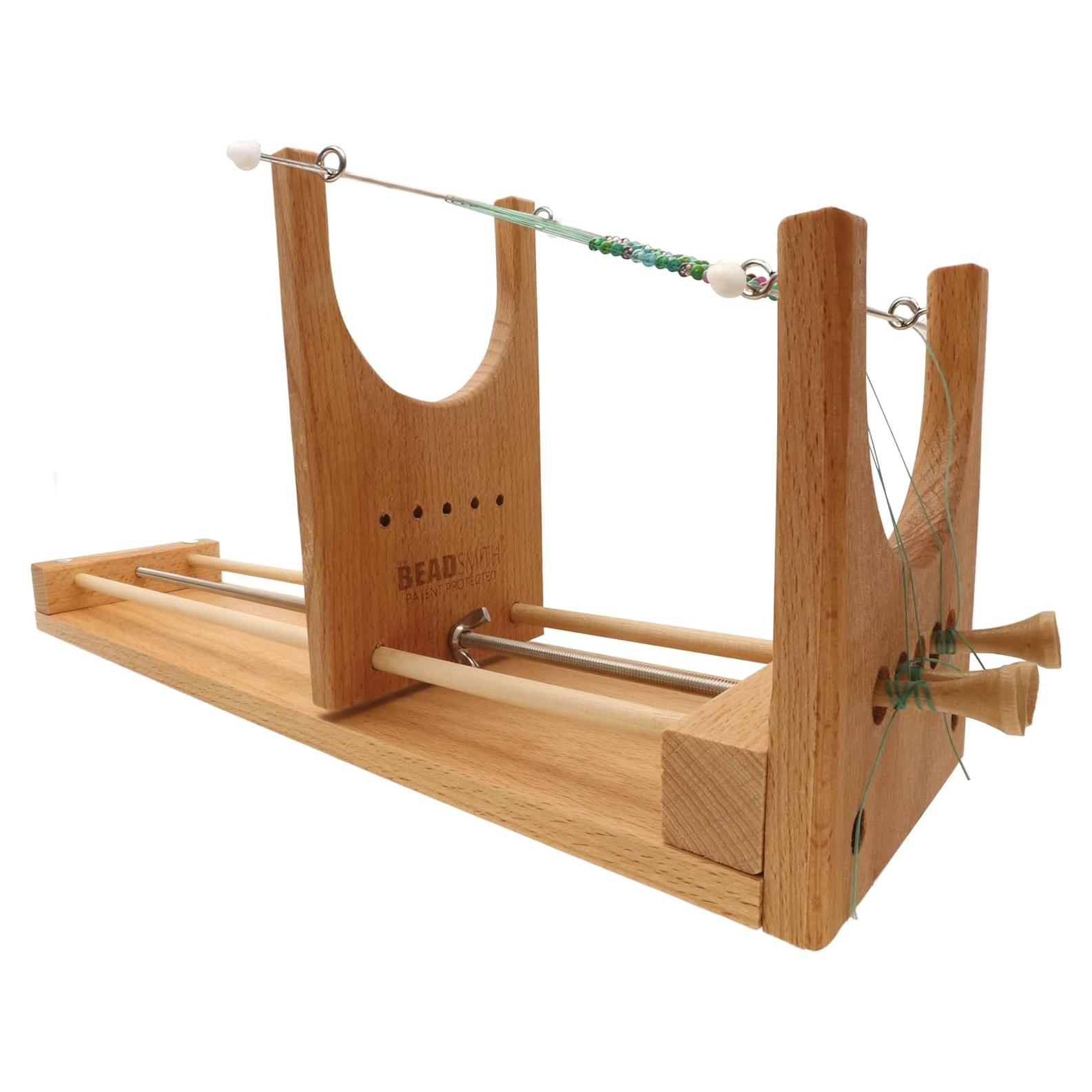 Telar de cuentas The Beadsmith RV-LOOM1 de madera 34.3x9.5cm