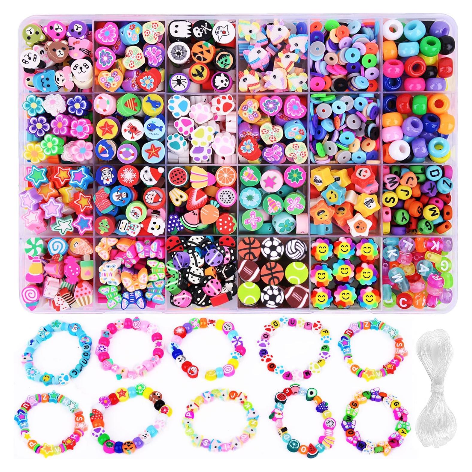 Kit de Pulseras de Cuentas BBita 1000PCS 24 Estilos Diversos