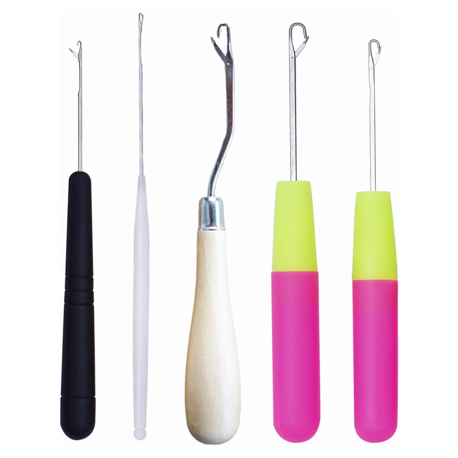 HAMIYELL Paquete de 5 Ganchos de Crochet para Manualidades