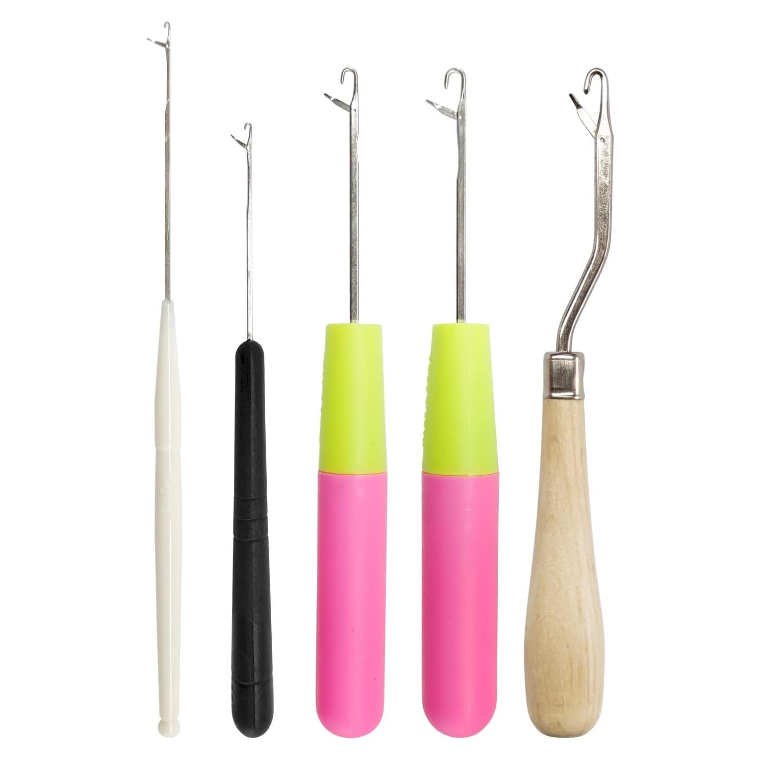 5 Ganchos de Cierre HSYMQ para Crochet y Tejido