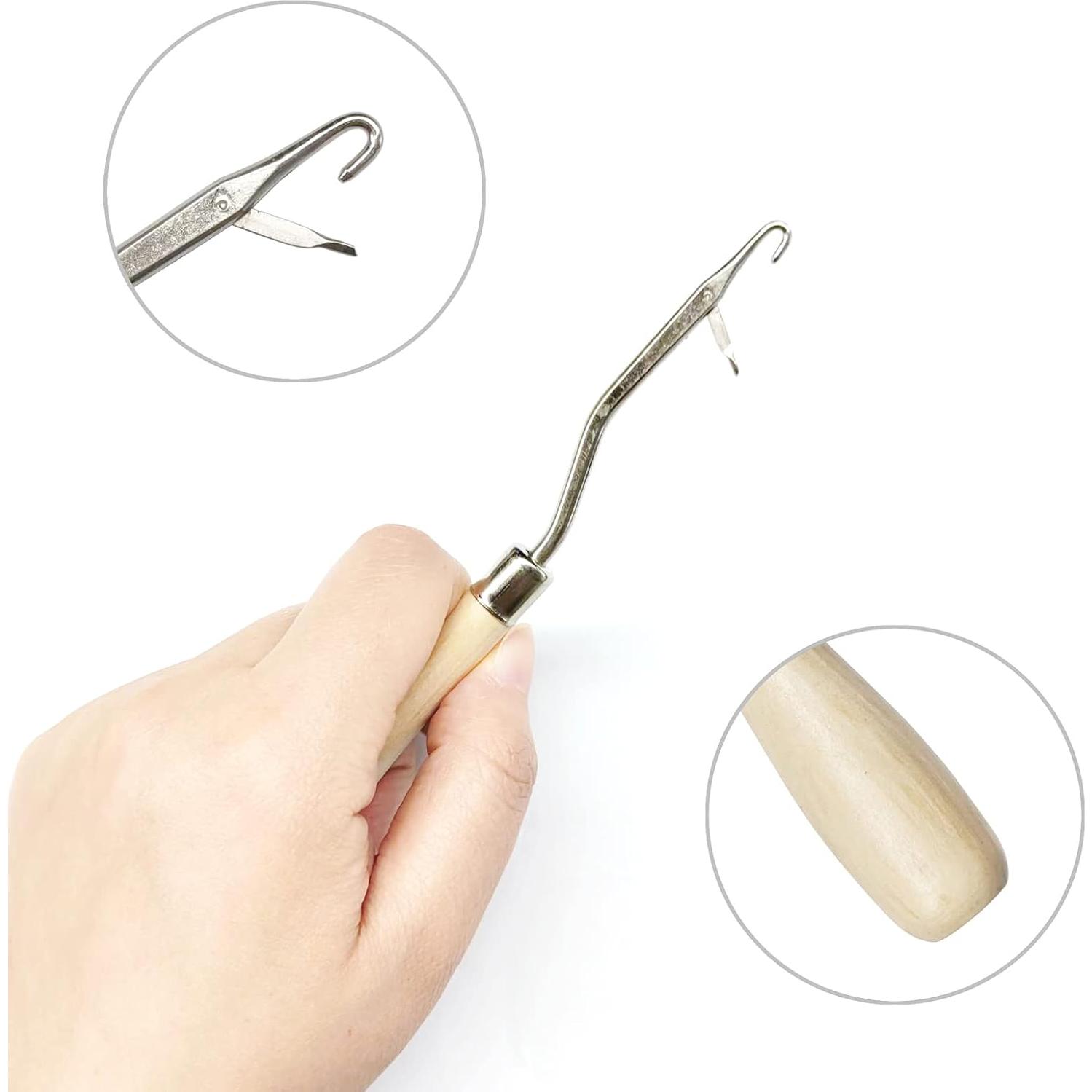 5 Ganchos de Cierre HSYMQ para Crochet y Tejido