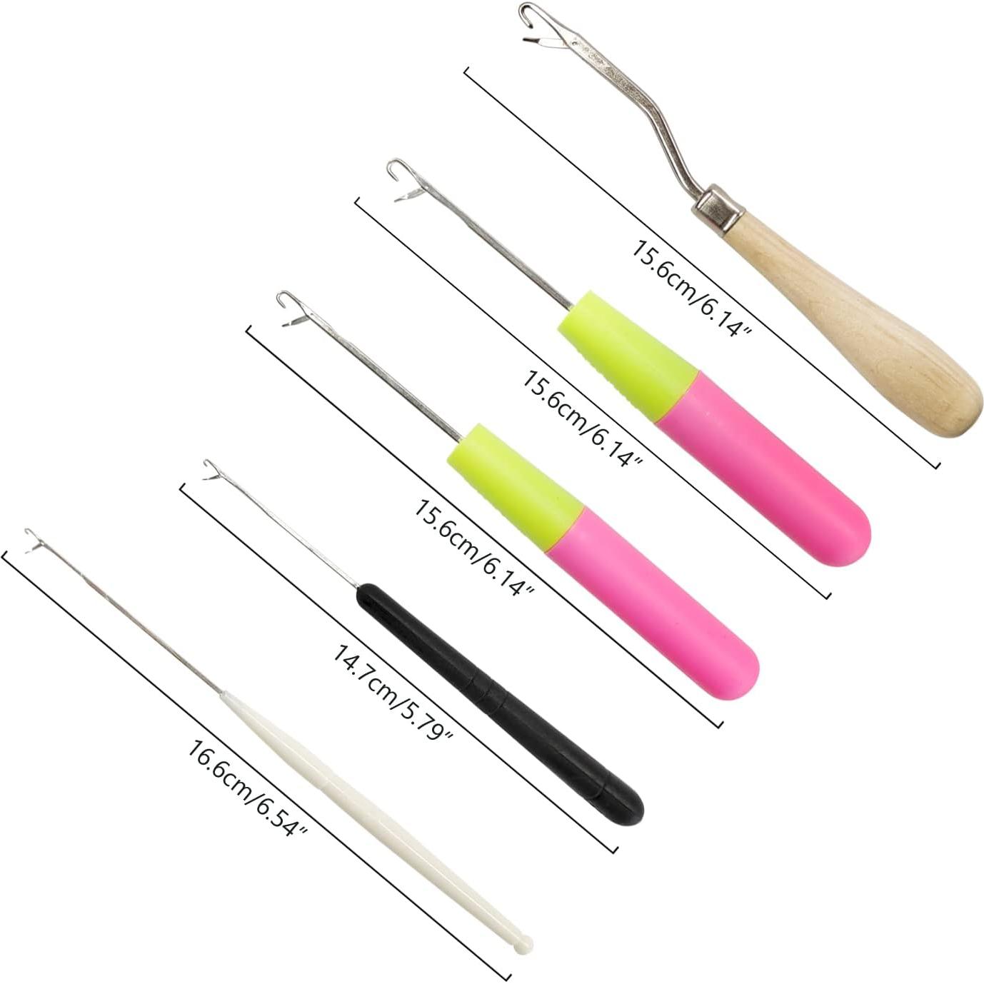 5 Ganchos de Cierre HSYMQ para Crochet y Tejido