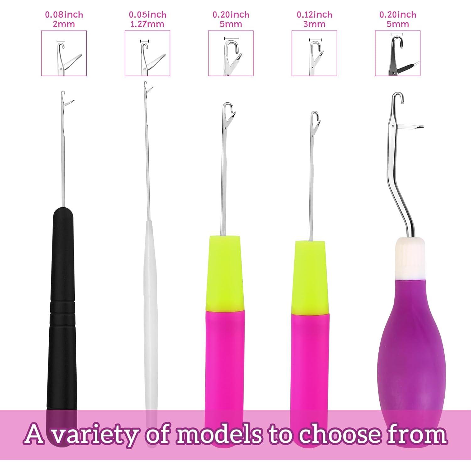 Juego de 5 Ganchos de Cierre ZMAAG para Tejer y Peinar