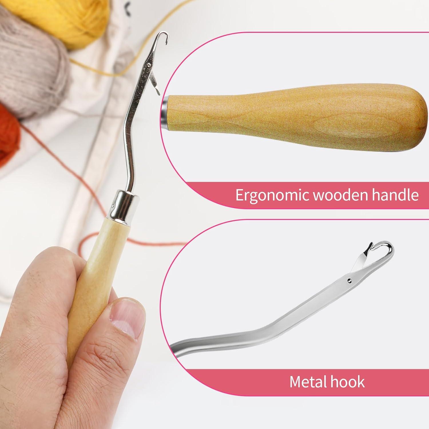 Set de 5 Ganchos de Crochet GAQWOK para Dreadlocks y Manualidades