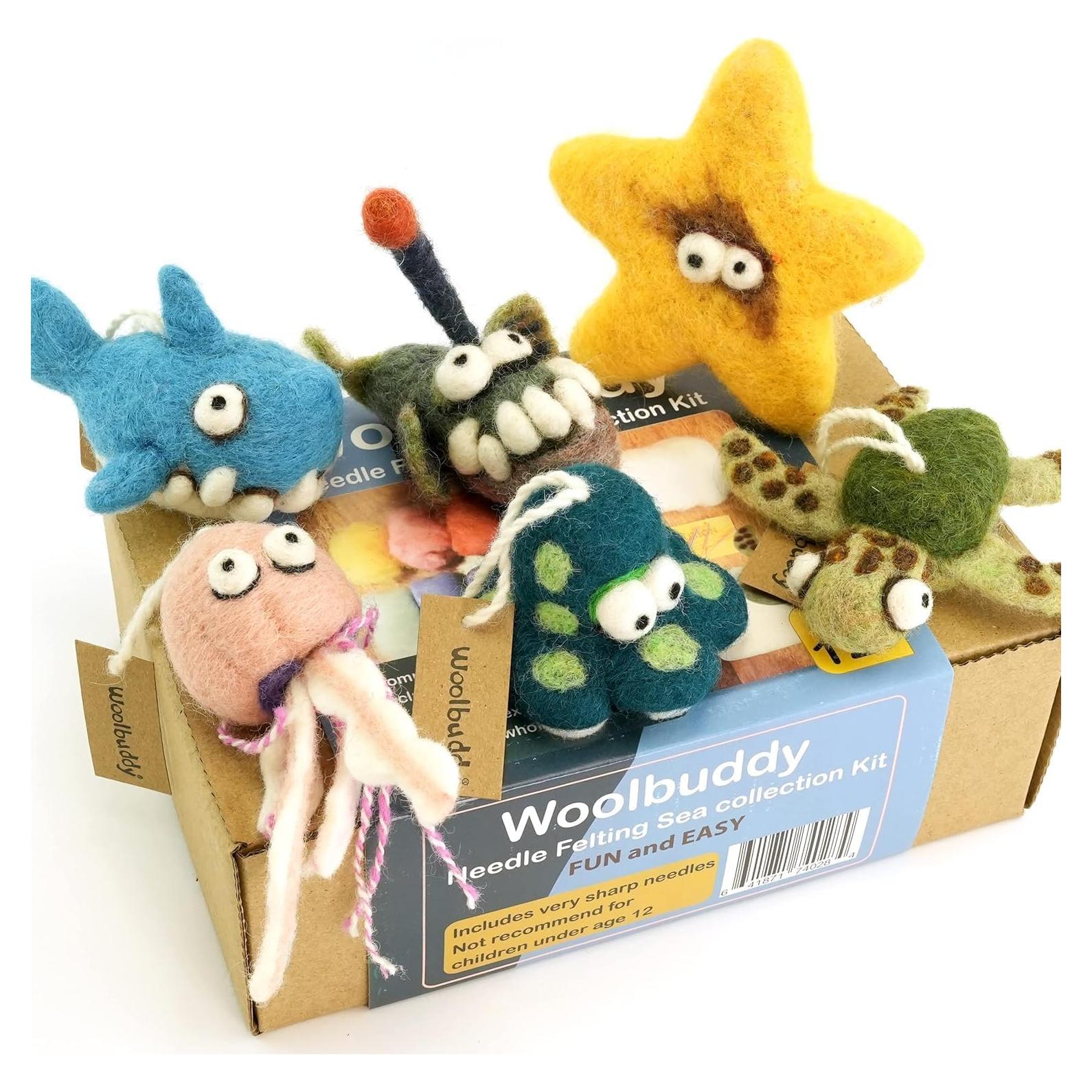 Kit de Afilado de Agujas Woolbuddy - Animales Marinos