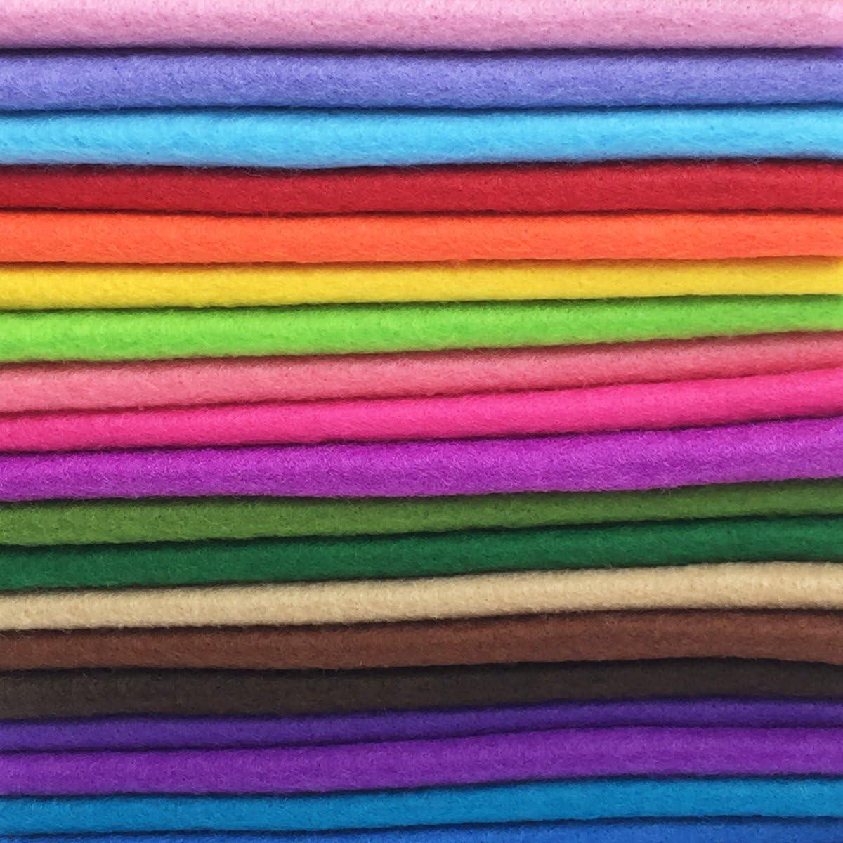 Hoja de Fieltro Acrílico 28pcs 30cm x 20cm Flic-Flac