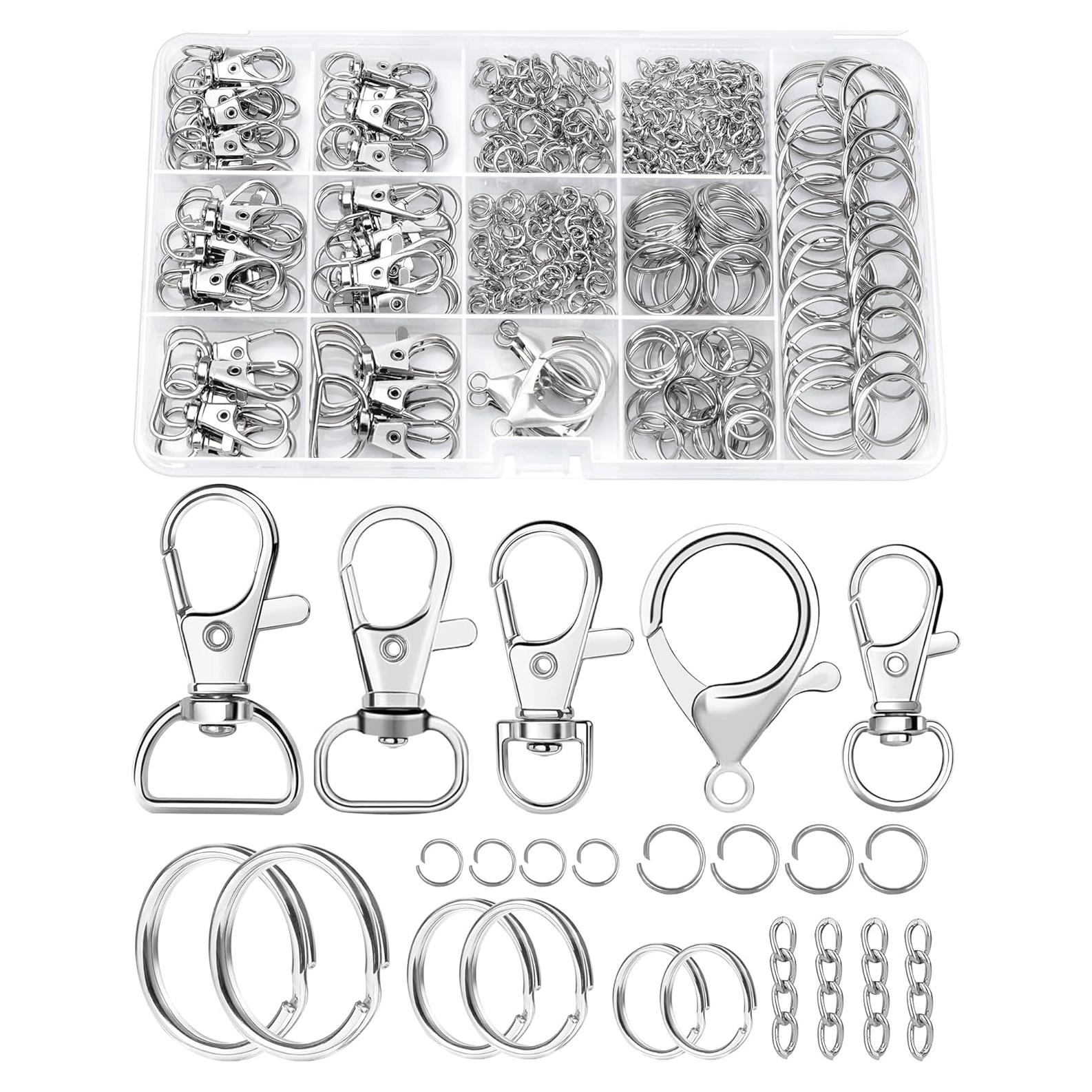 Kit de Llaveros 325PCS FIVEIZERO - Clips, Anillos y Ganchos