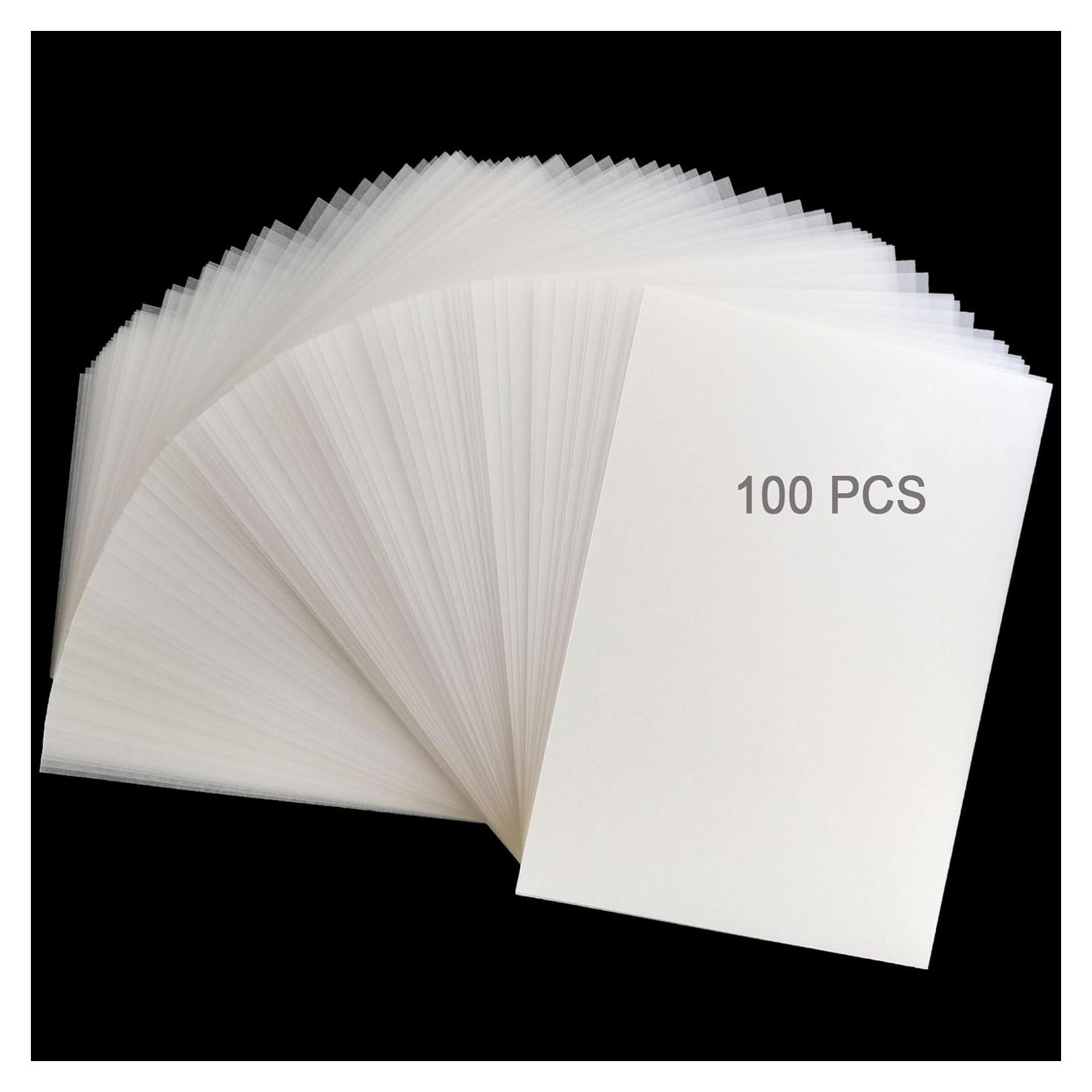 100 Hojas de Plástico Retráctil SAAHAY 20 x 14.5 cm para Manualidades
