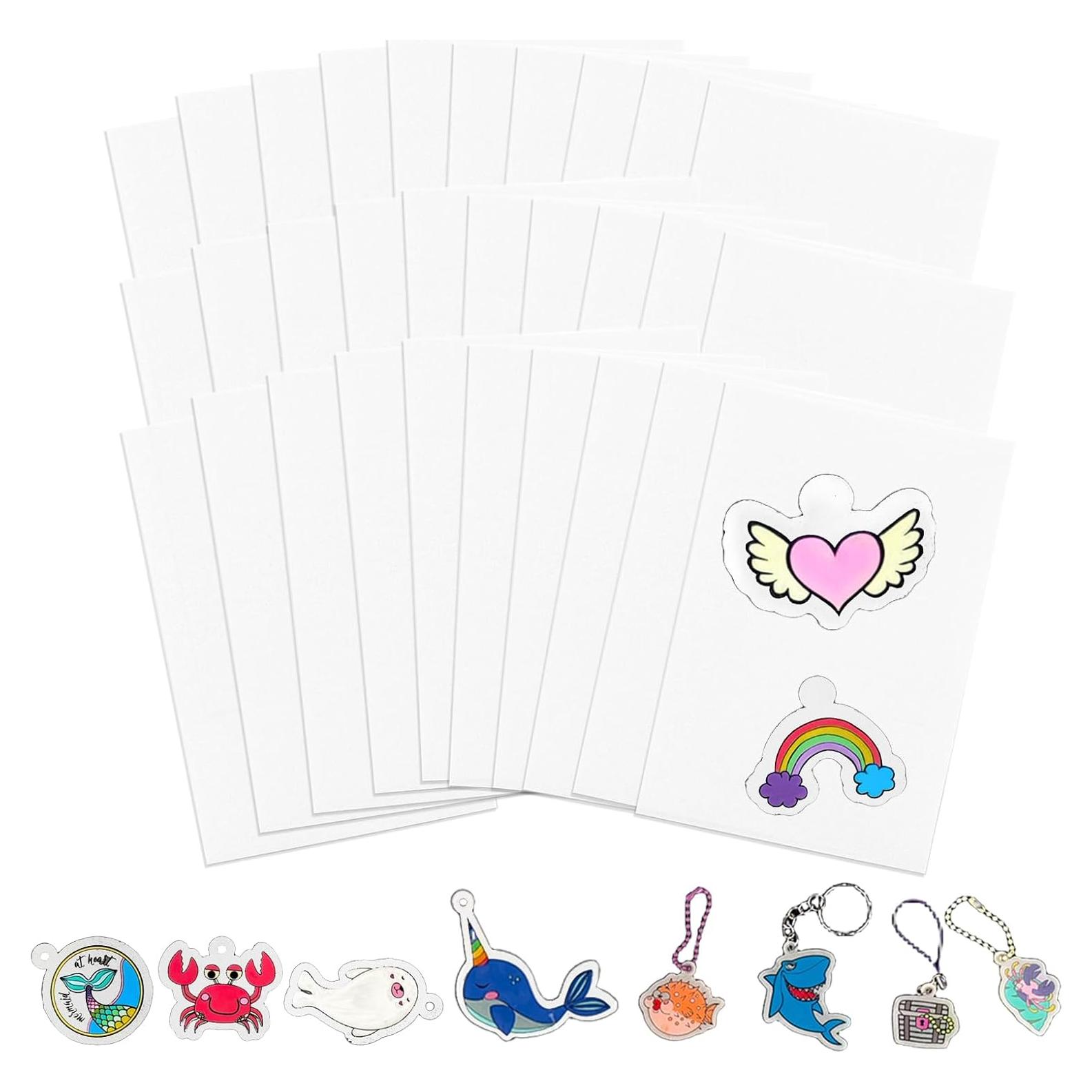 Hojas de Plástico Shrinky Dink Mecefeno 14.5x10.4 cm - 30 Piezas