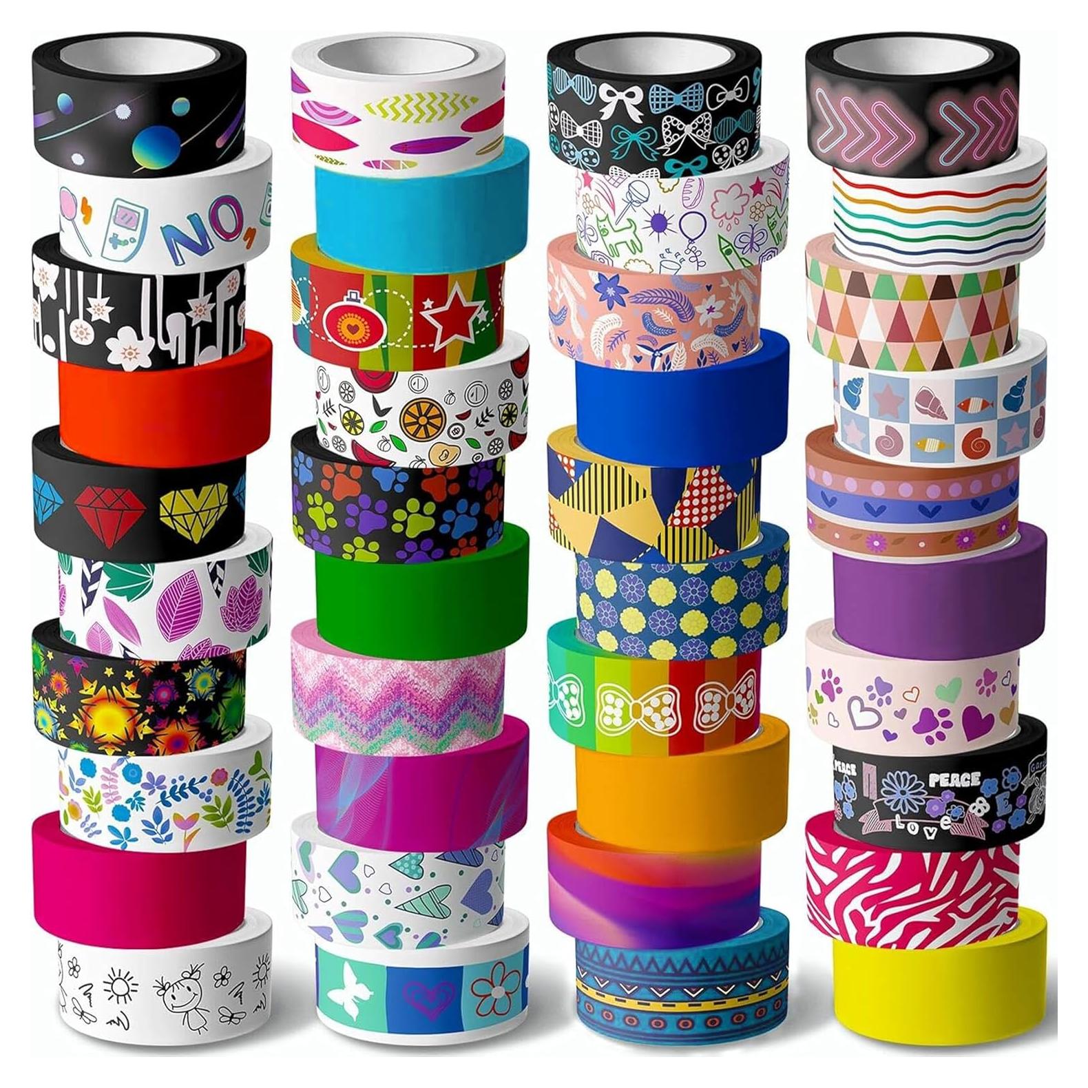 Juego de 40 Rollos de Cinta Washi KUNMINGER 15mm Decorativa