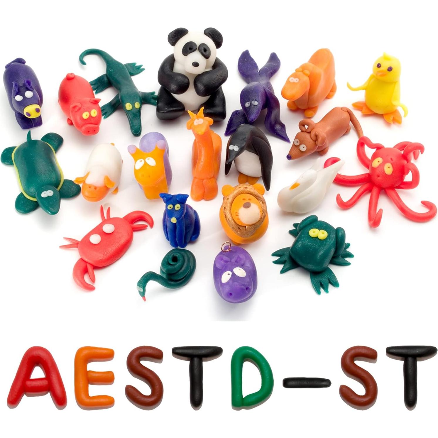 Arcilla Polimérica Aestd-ST 52 Colores para Modelar y Hornear