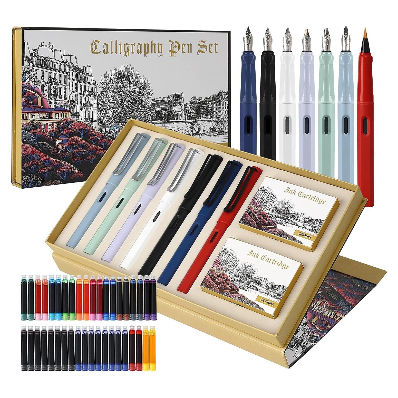 Juego de Plumas de Caligrafía GC QUILL MU-09 - 54 Piezas