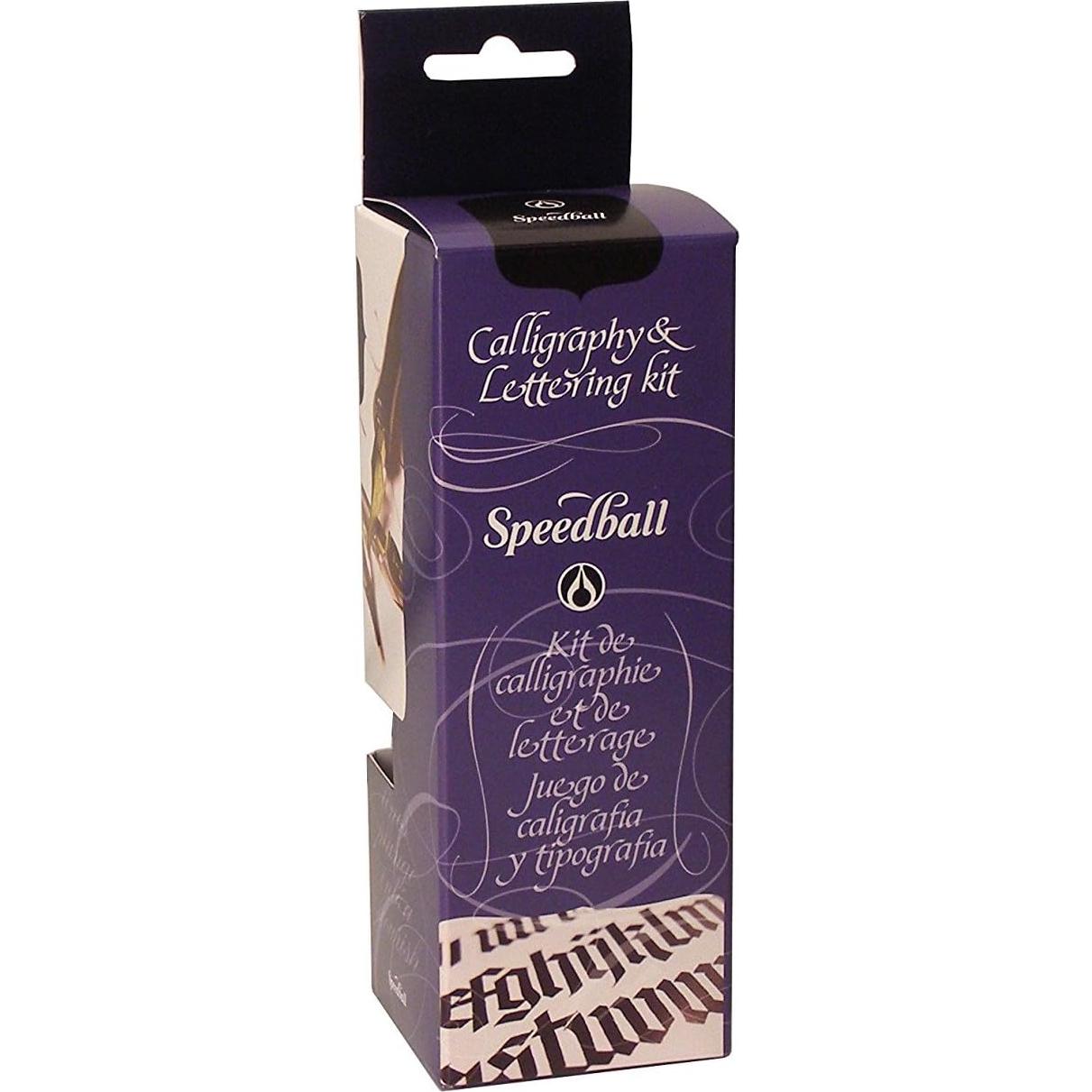 Juego de Caligrafía Speedball 5 Piezas con Tinta 59ml