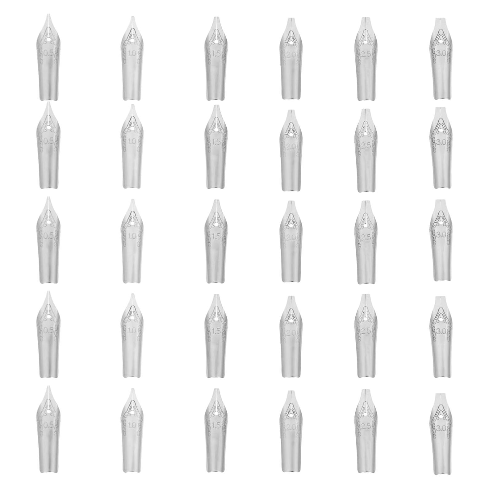 NUOBESTY 30 Puntas de Repuesto para Plumas Fuente Caligrafía
