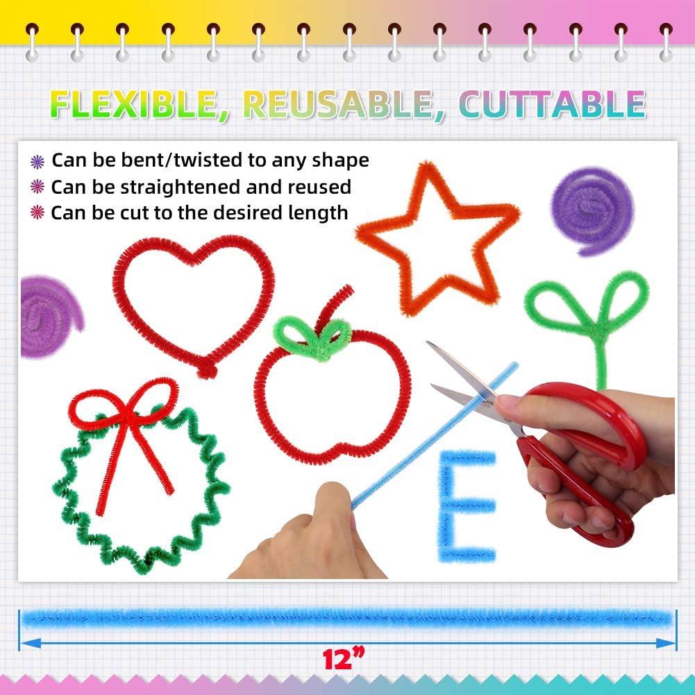 Limpiapipas Chenille Yalumo 1050 Piezas 30 Colores 6mm x 30.48cm