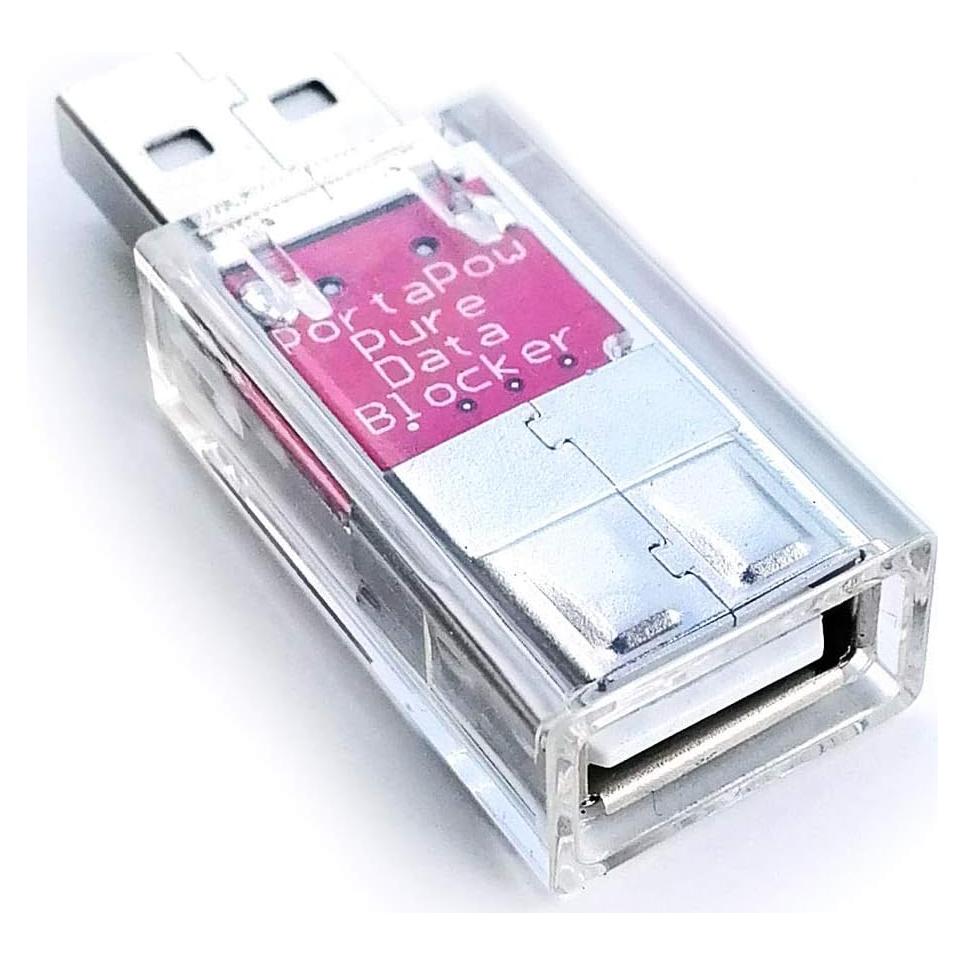 PortaPow Bloqueador de Datos USB-A Doble - Protección Carga