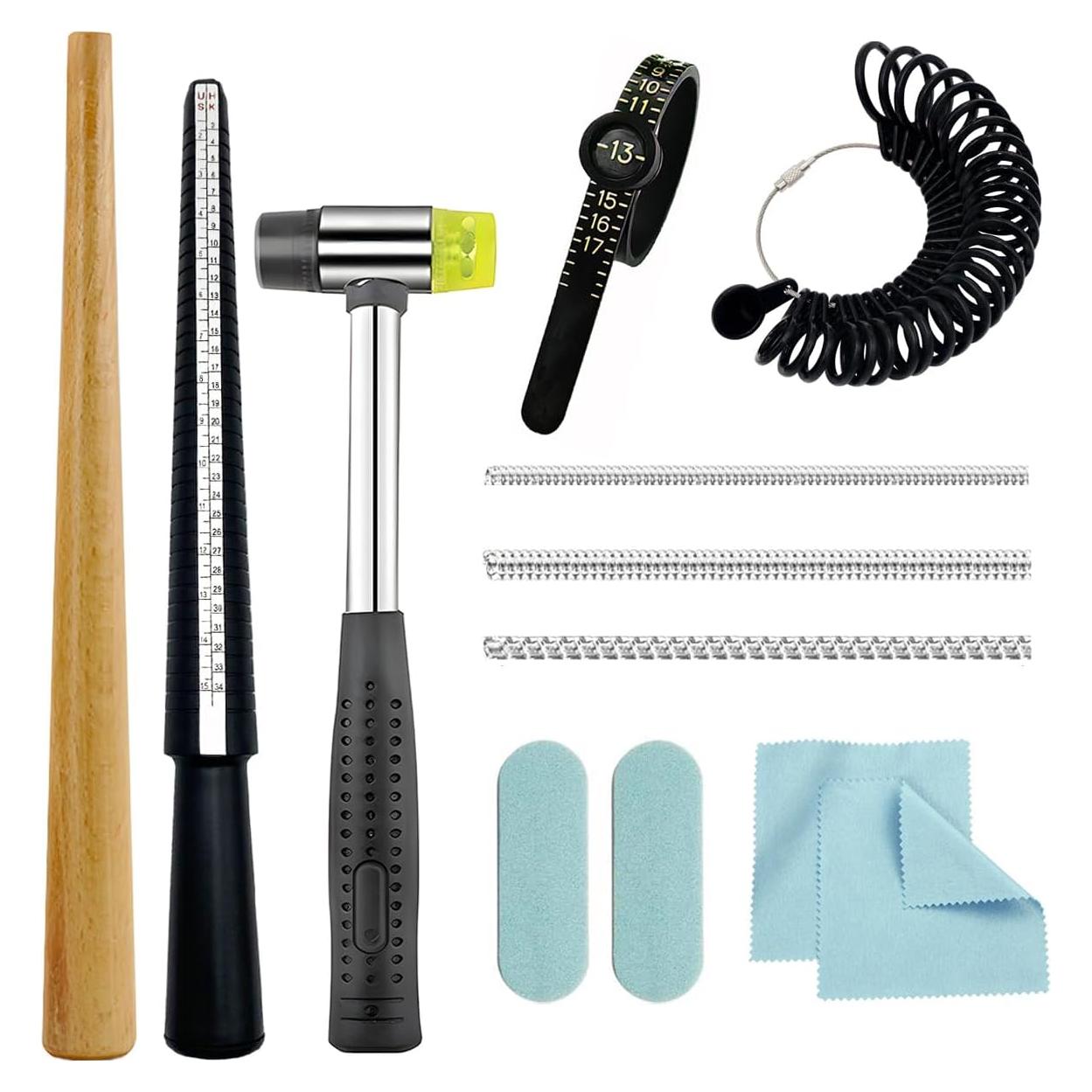 Kit de Herramientas para Medir Tallas de Anillos EJOQSON 12PCS