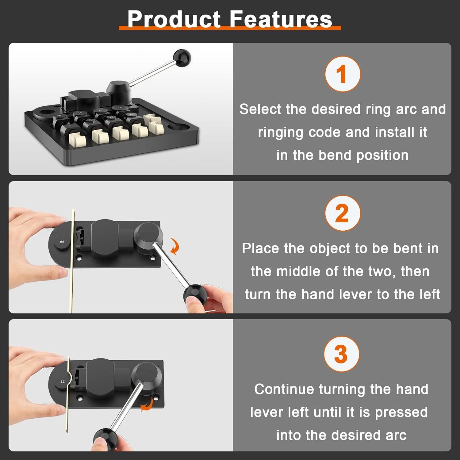 Herramienta de Doblado de Anillos JAZORR - Kit de 27 Piezas