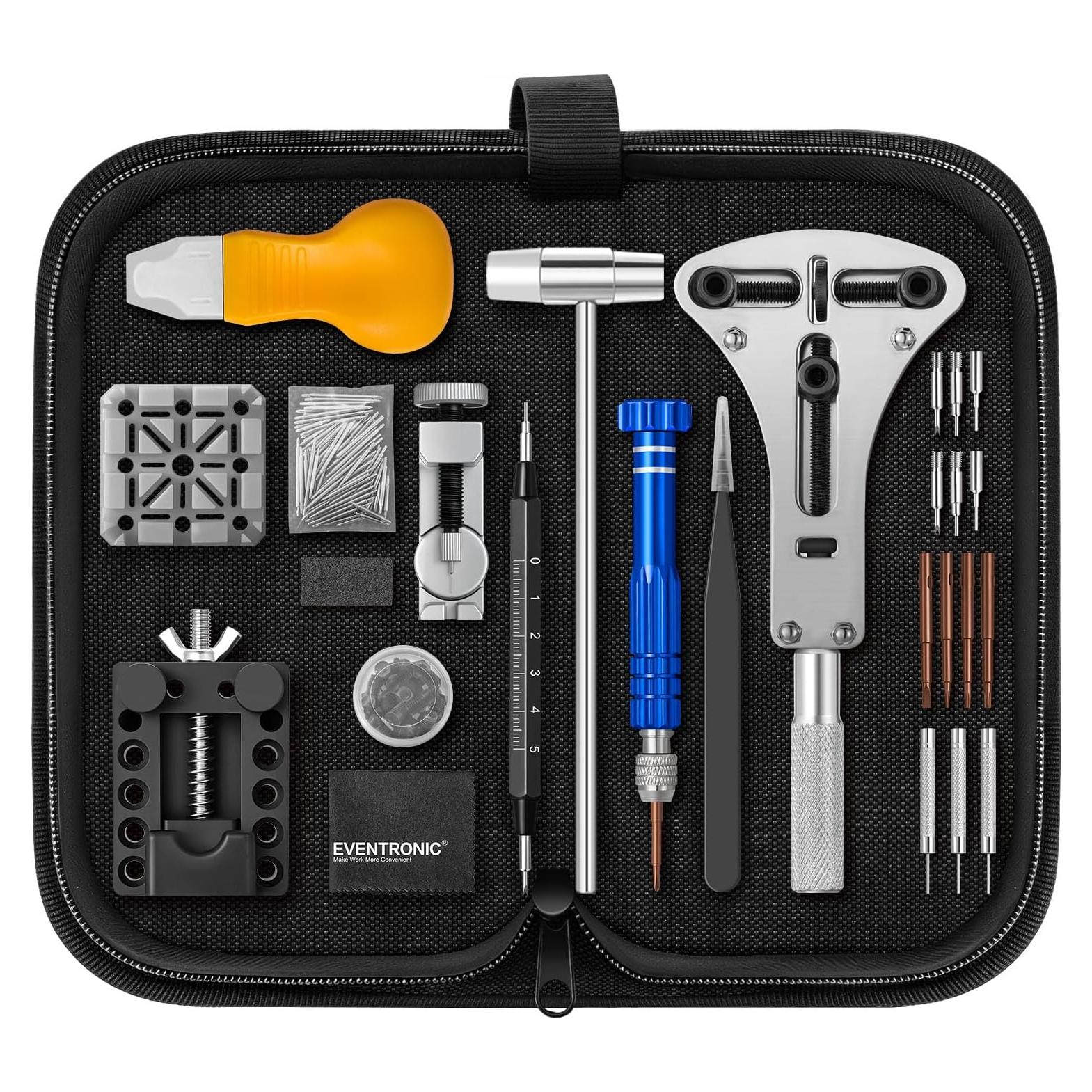 Kit de Reparación de Reloj Eventronic 142 Piezas Profesional