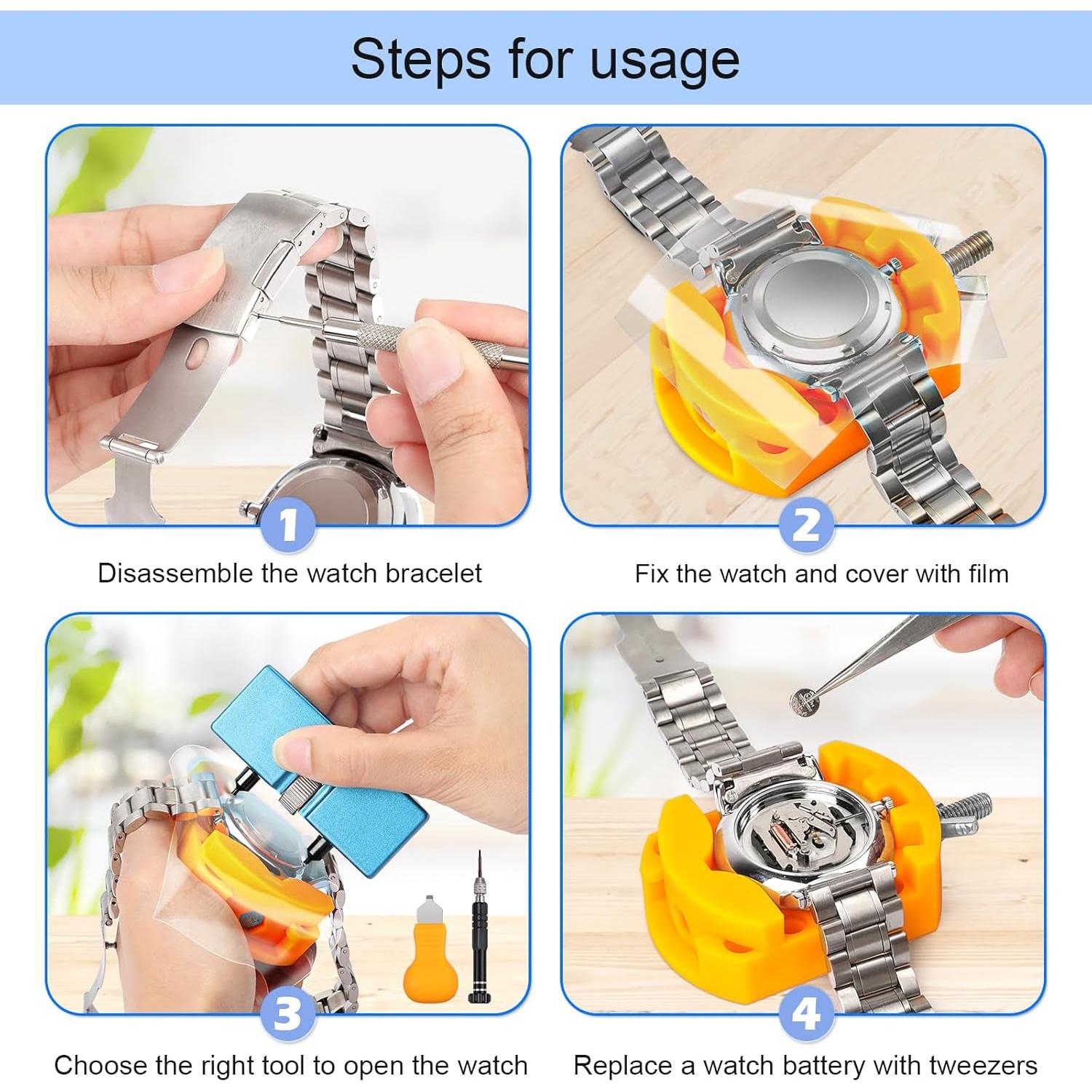 Kit de Herramientas para Reemplazo de Batería de Reloj JOREST