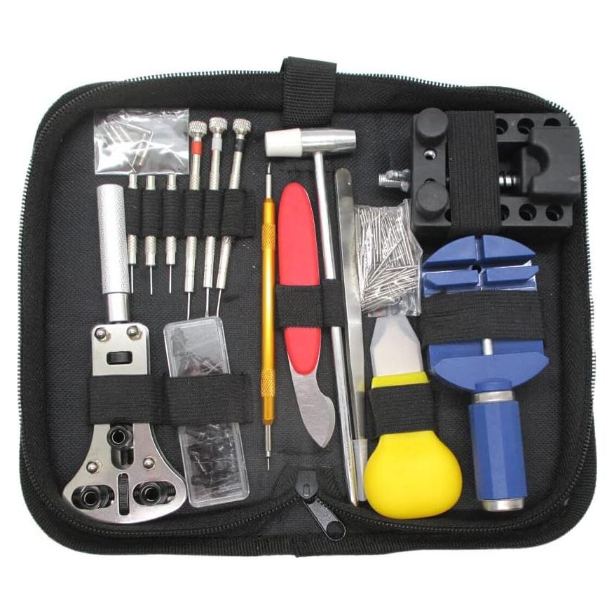 Kit de Reparación de Reloj Gadgetime 147 Piezas con Estuche