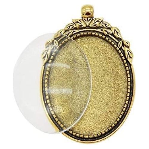 Pendientes de Trayecto Ovalado Julie Wang en Oro Antiguo - 10 Juegos