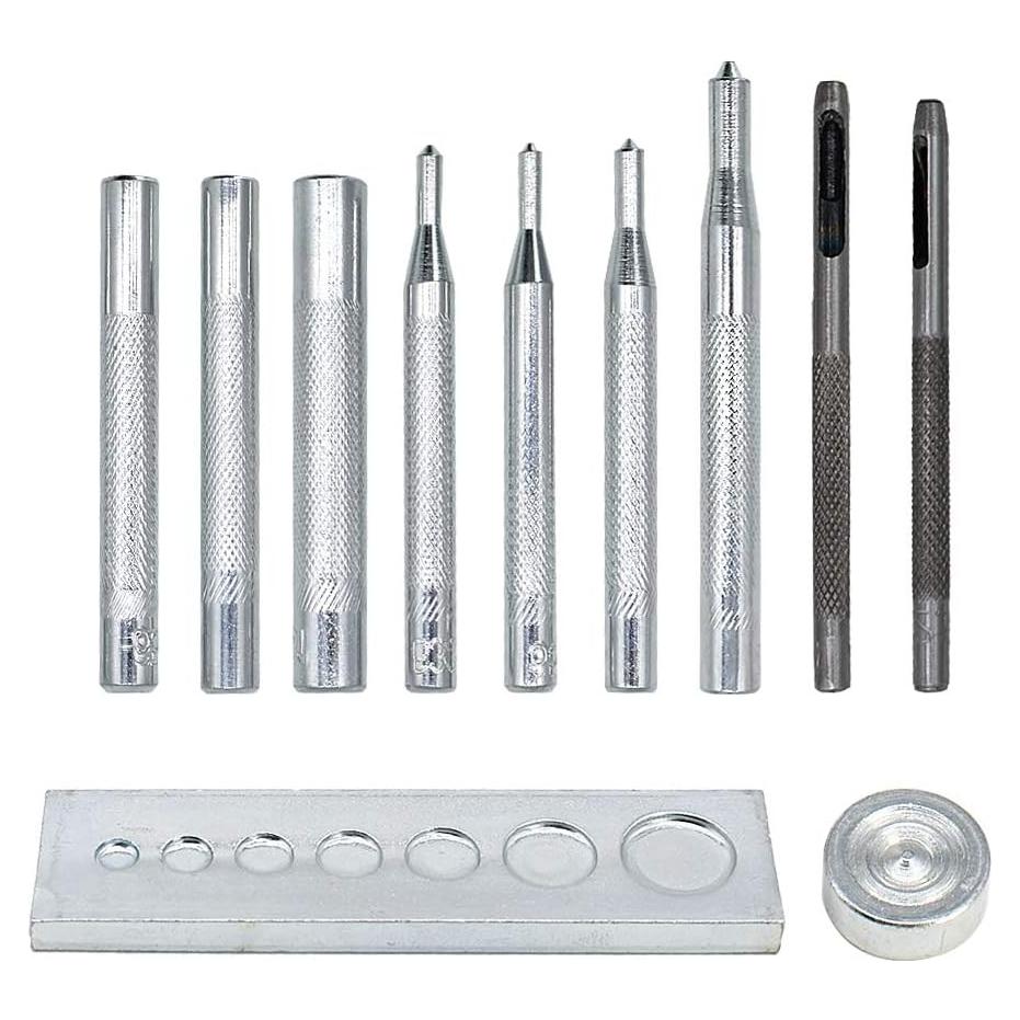 Kit de Herramientas de Perforación de Cuero Renashed 11 Pcs
