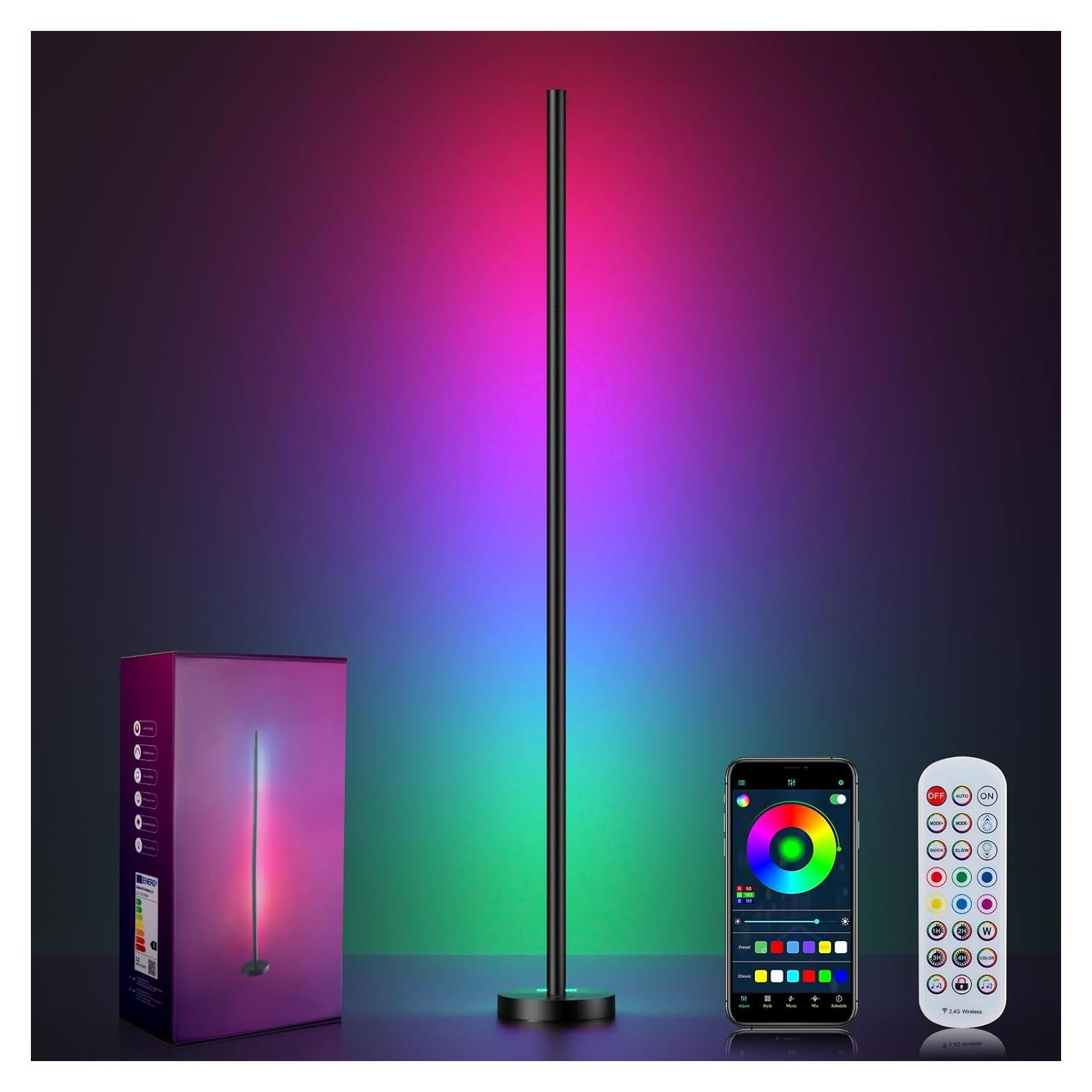 Lámpara LED de Esquina BrilliLux RGBICW 16 Millones de Colores