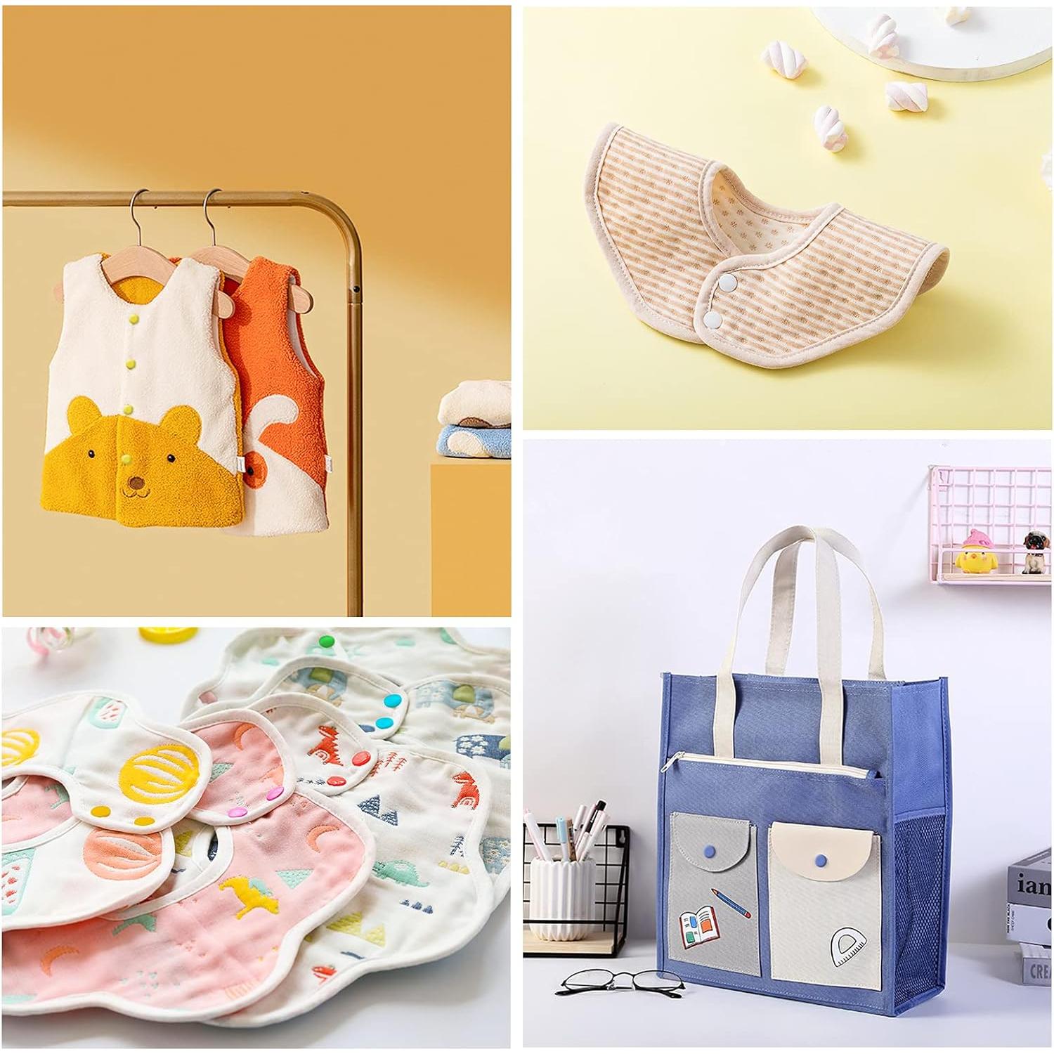 Kit de Botones de Plástico TmppDeco 460 Juegos 24 Colores