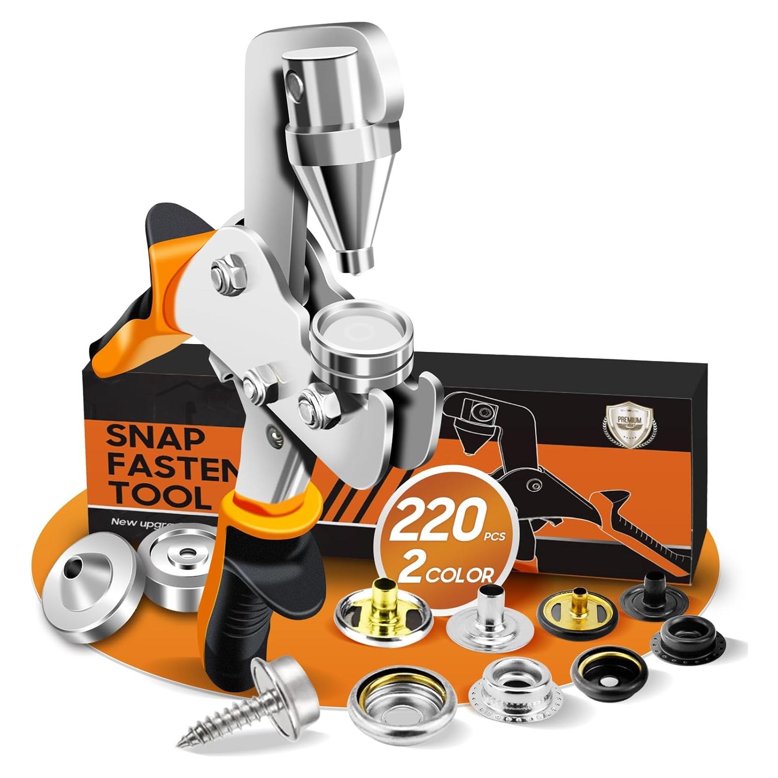 Kit de Sujetadores Toolhoper con Herramienta y 220 Piezas