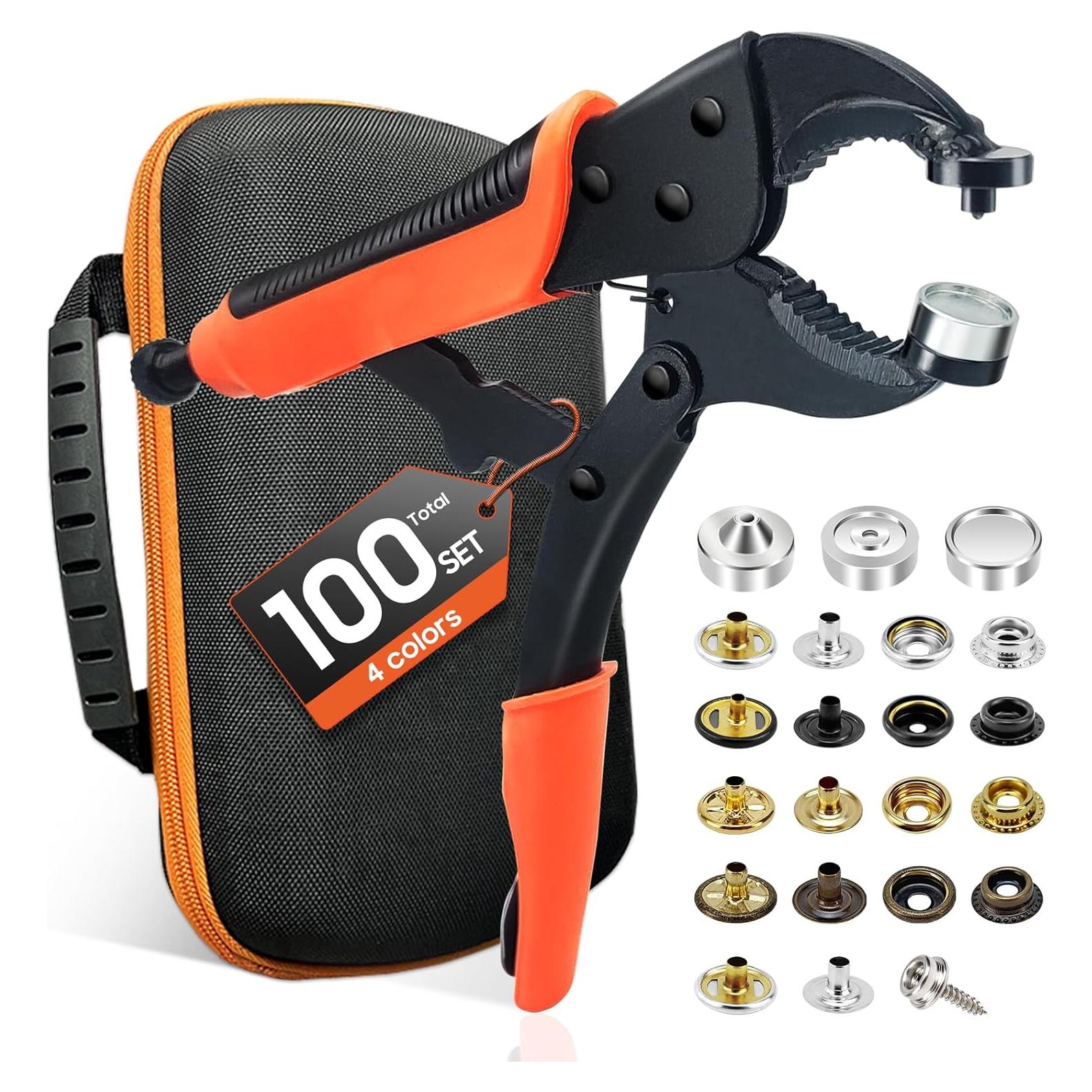 Kit de Herramienta de Broche HAPDEN AKB con 100 Broches