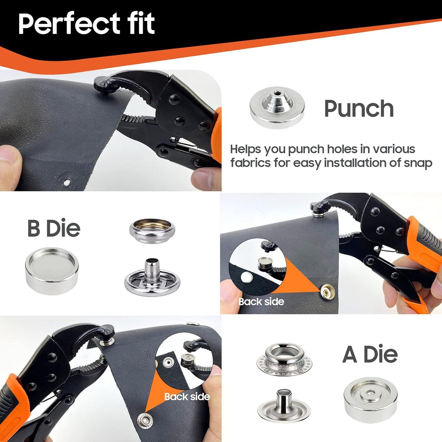 Kit de Herramienta de Broche HAPDEN AKB con 100 Broches