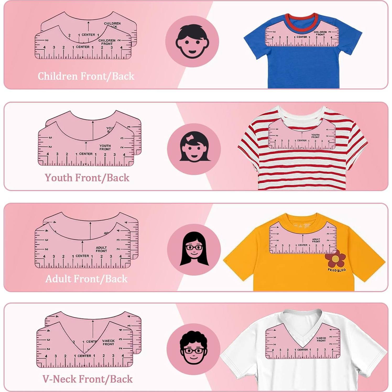 Kit de herramientas para sublimación de camisetas QUKLOGEN 66 piezas