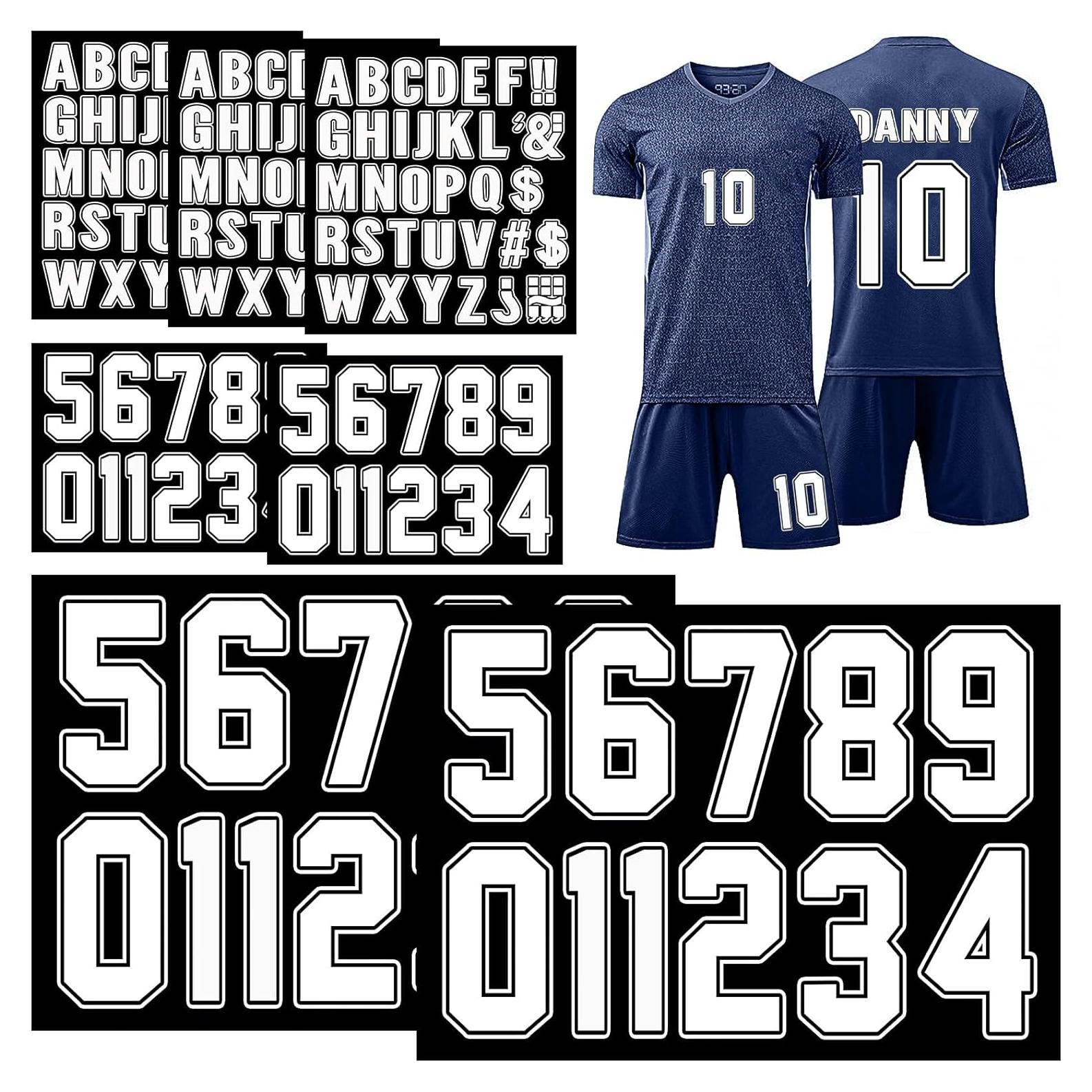 190 Piezas Letras y Números Termoadhesivos Fuutreo 5-20 cm