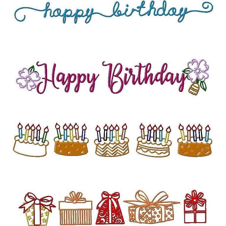 4 Plantillas de Embossing Plástico LANGFON para Tarjetas DIY