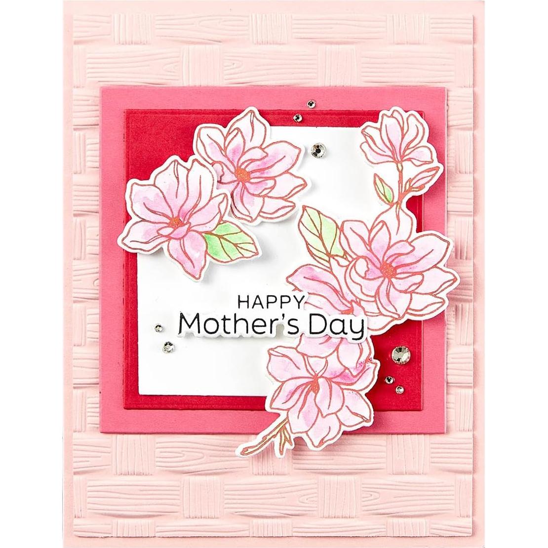 Carpeta de Embossing 3D Tejida Spellbinders 13.97 x 21.60 cm